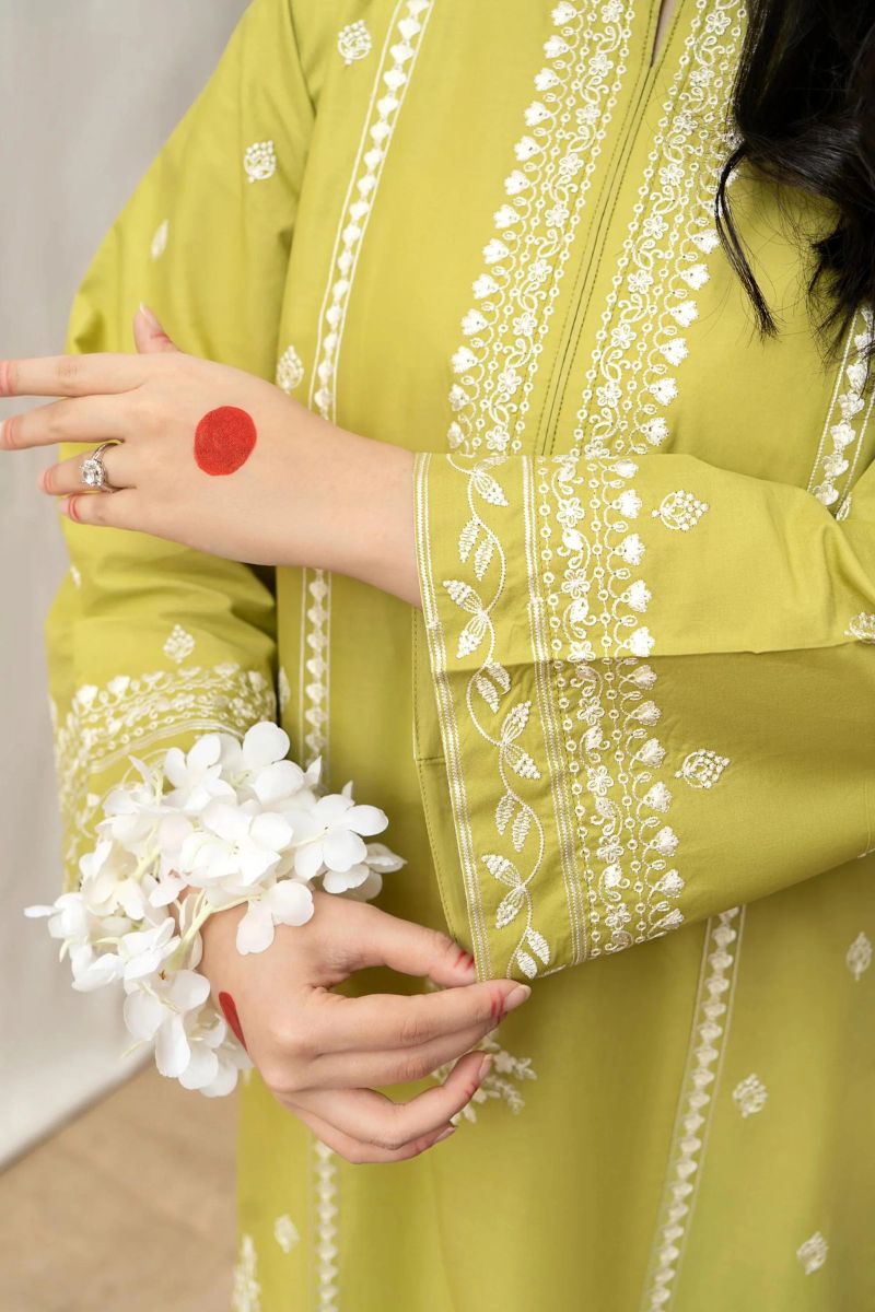 URGE- 3PC LAWN EMBROIDERED BA-110