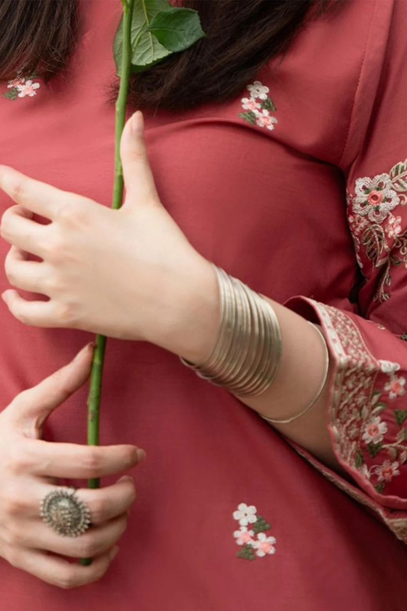 URGE - 2PC LAWN EMBROIDERED BA-128