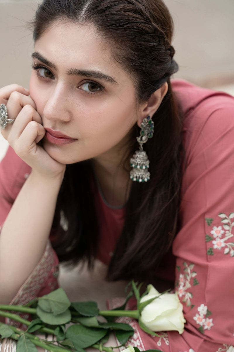 URGE - 2PC DHANAK EMBROIDERED BA-W128