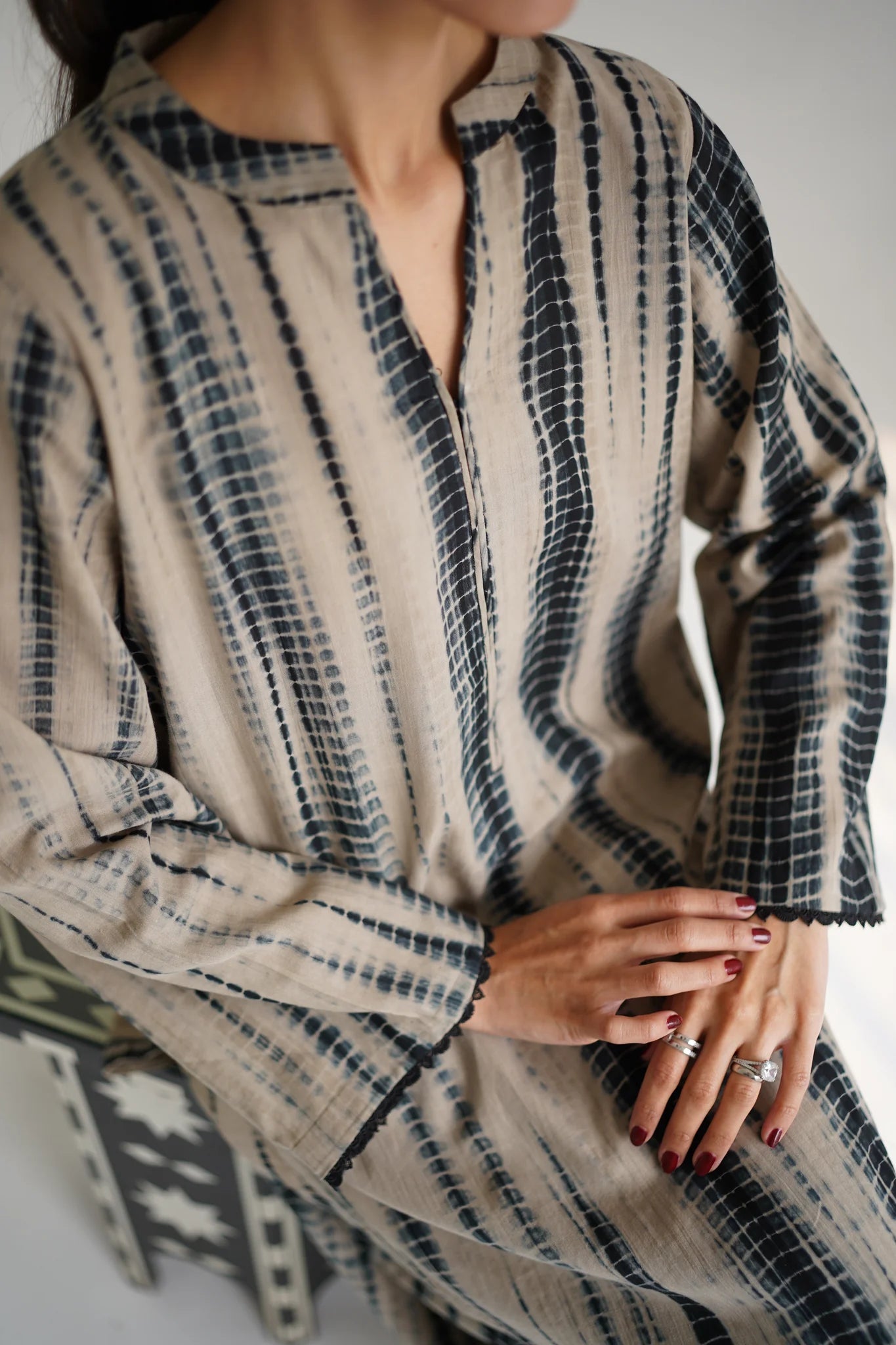 ILMA 2-PIECE Stitched Dress. (Farshi Shalwar)