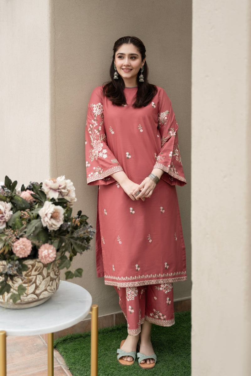 URGE - 2PC DHANAK EMBROIDERED BA-W128