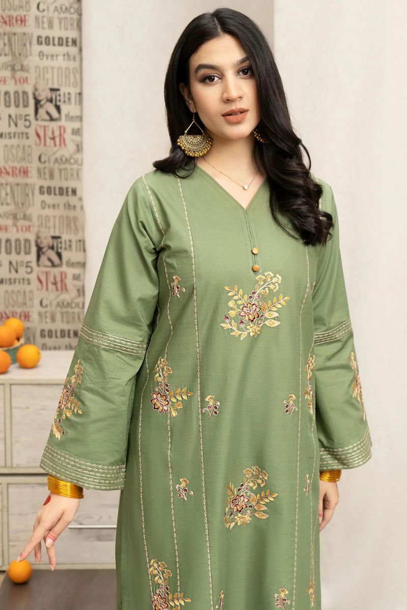 URGE- 3PC LAWN EMBROIDERED BA-114