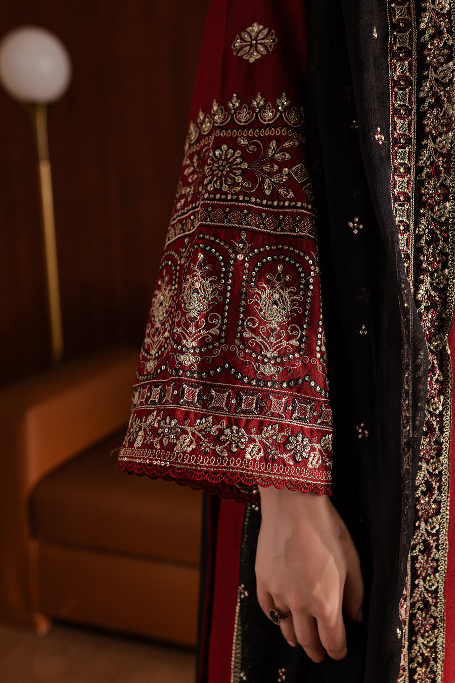 Lamar 3Pc - Embroidered Lawn Dress