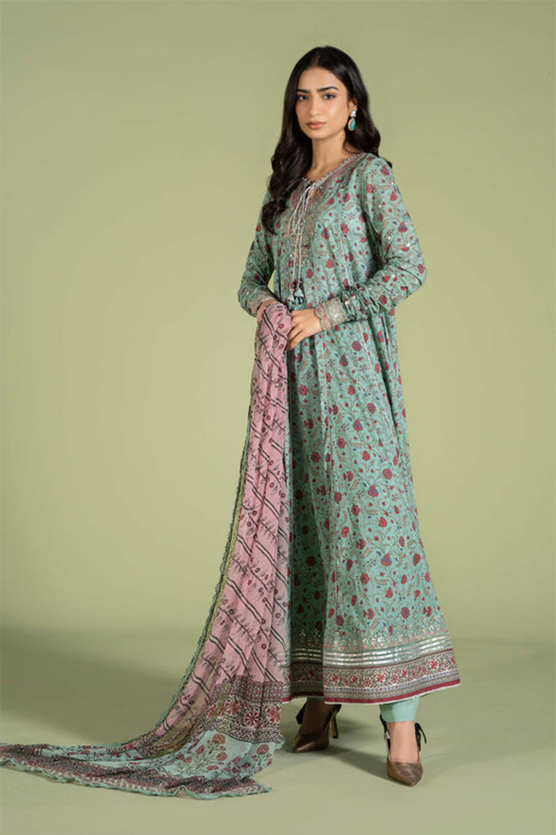 BAROQUE- 3PC KARANDI PRINTED BAKP-02