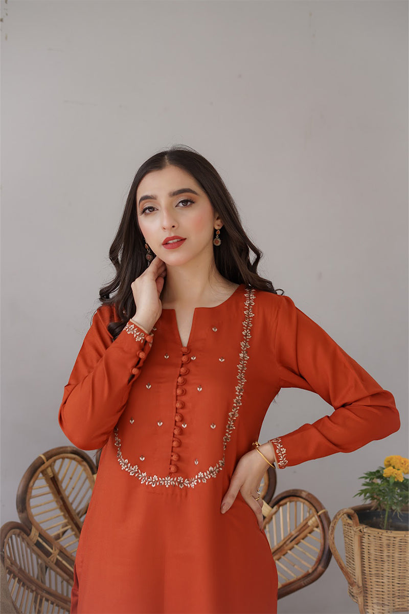 AISLING - 3PC DHANAK EMBROIDERED BA-W165