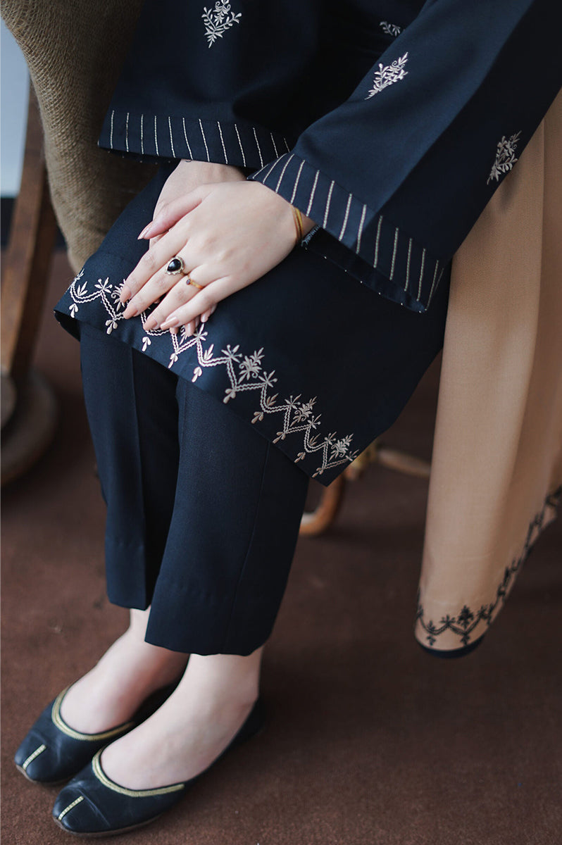 AISLING - 3PC DHANAK EMBROIDERED BA-W163