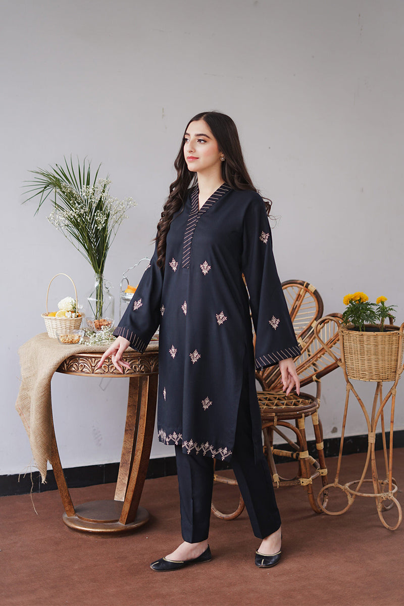 AISLING - 3PC DHANAK EMBROIDERED BA-W163