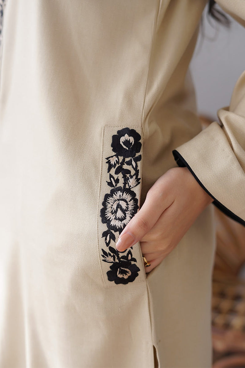 AISLING - 3PC DHANAK EMBROIDERED BA-W164