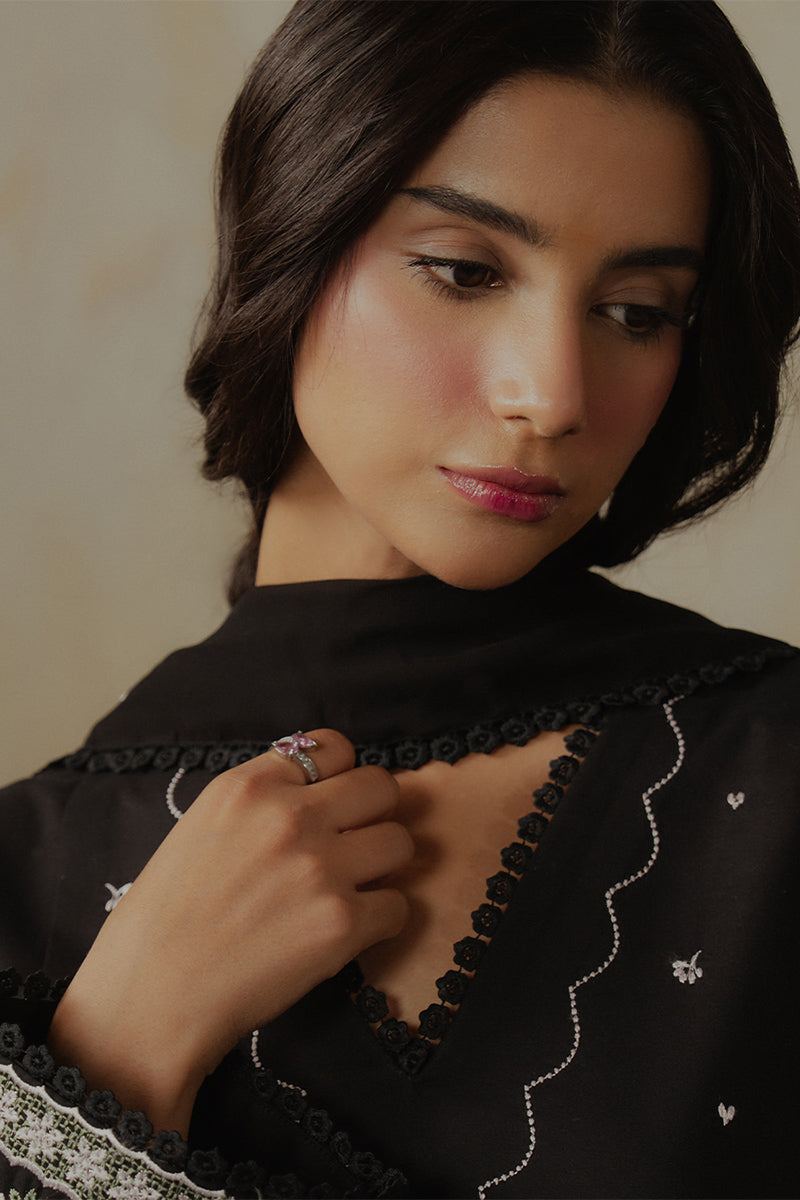 ZIVA - 3PC DHANAK EMBROIDERED FL-W203