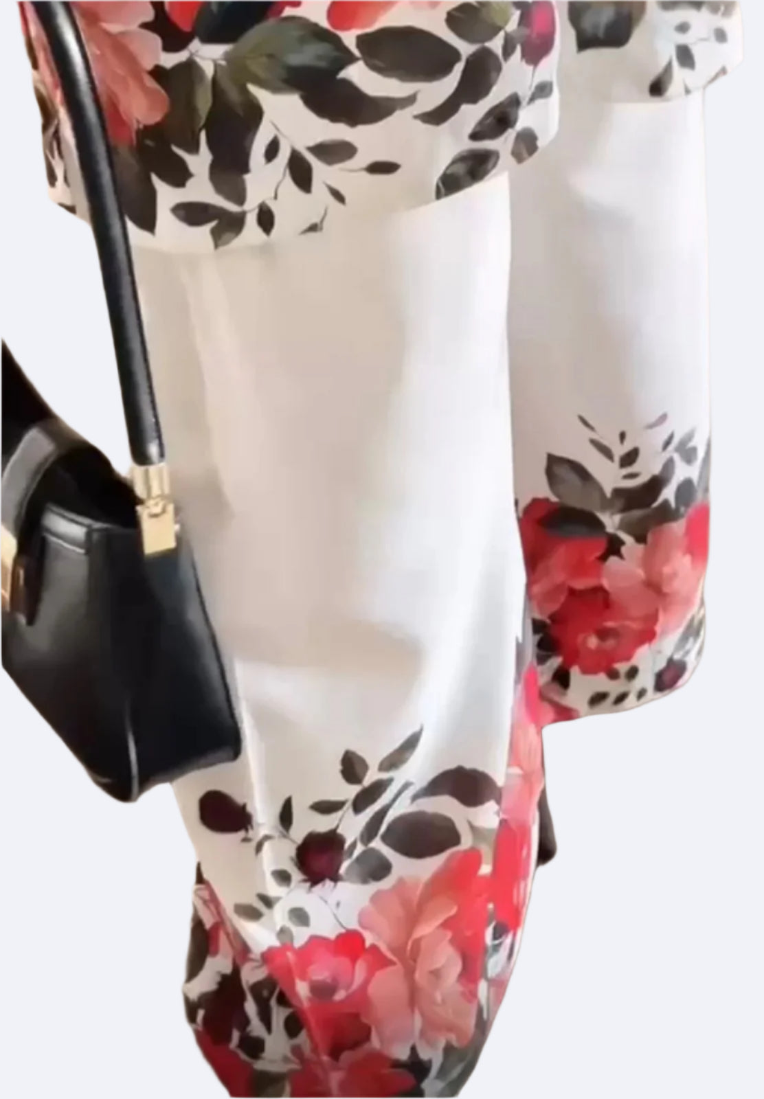 Partywear printed silk