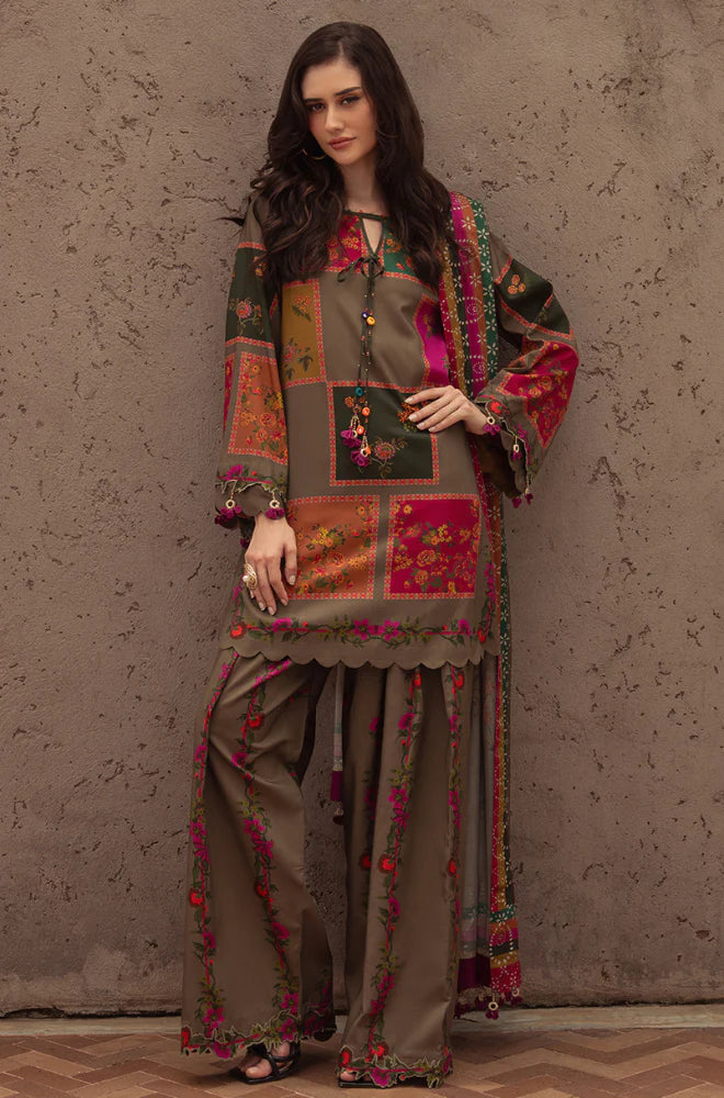 Charizma - Winter 3PC Karandi Digital Print Dress - 1170