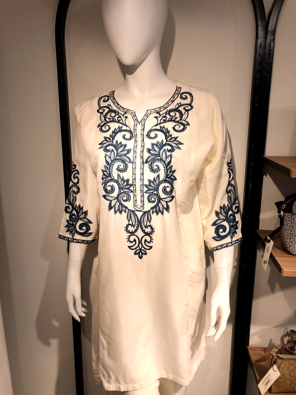 White Elegant Embroidered 2Pc