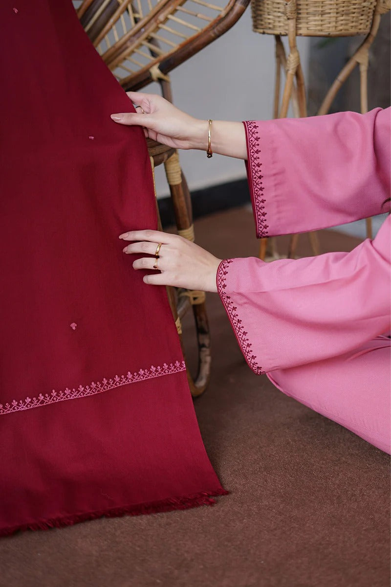 AISLING - 3PC DHANAK EMBROIDERED BA-W161