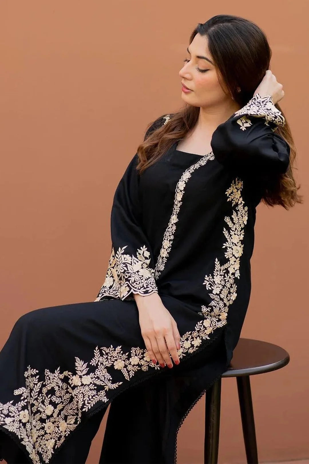 MARIA B - 2PC LAWN EMBROIDERED SHIRT AND TROUSER ABS 047
