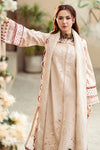 QALAMKAR - 3PC Embroidered Lawn Shirt with MANAAR Embroidered Dupatta and Trouser - HZG2124