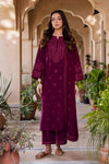 Embroidered Lawn Shirt with Chiffon Dupatta and Embroidered Trousers - BATIK-3PC - AM 013