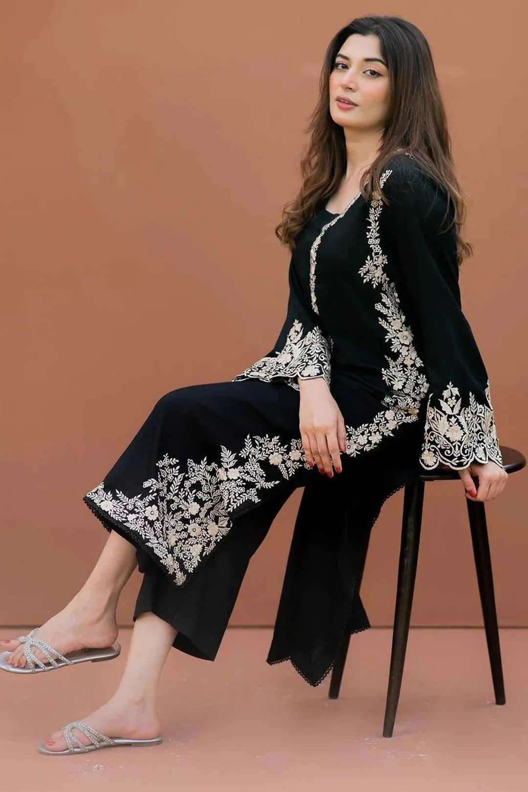MARIA B - 2PC LAWN EMBROIDERED SHIRT AND TROUSER ABS 047