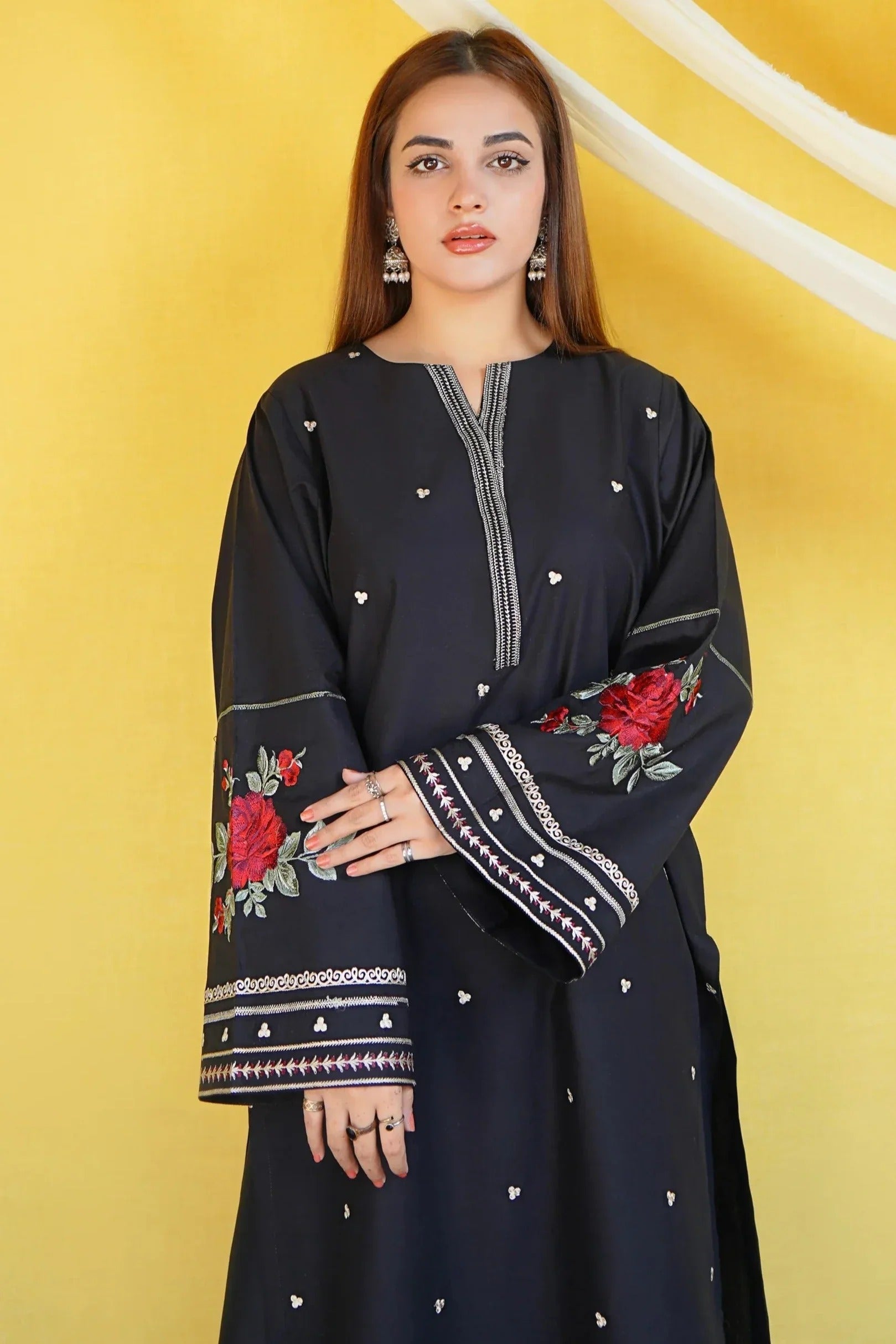 URGE - 2PC DHANAK EMBROIDERED BA-W132