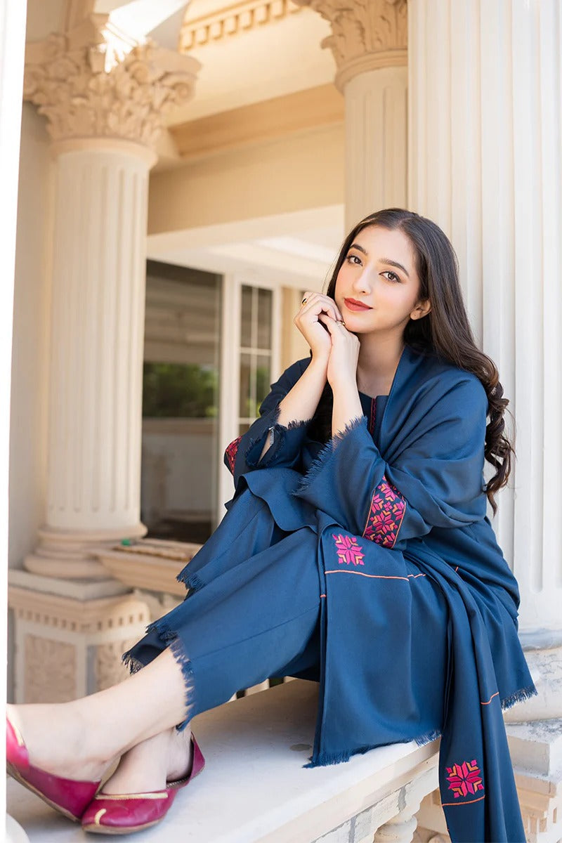 AISLING - 3PC DHANAK EMBROIDERED BA-W70