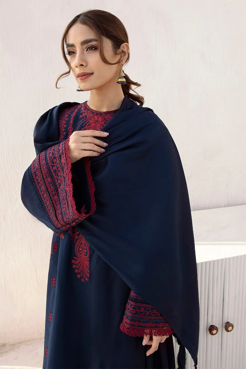 JAZMIN- 3PC DHANAK EMBROIDERED BA-W30