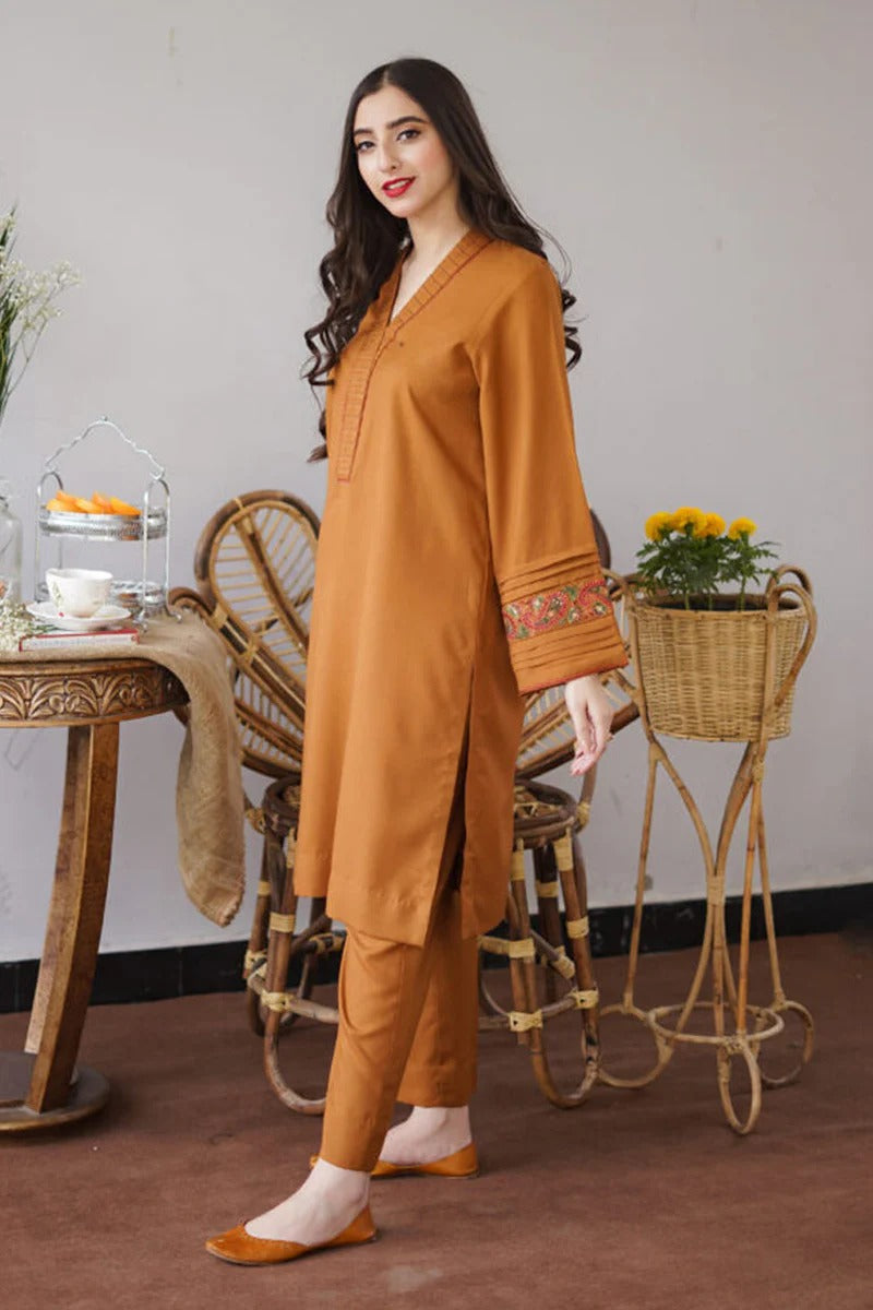 AISLING - 3PC DHANAK EMBROIDERED BA-W09