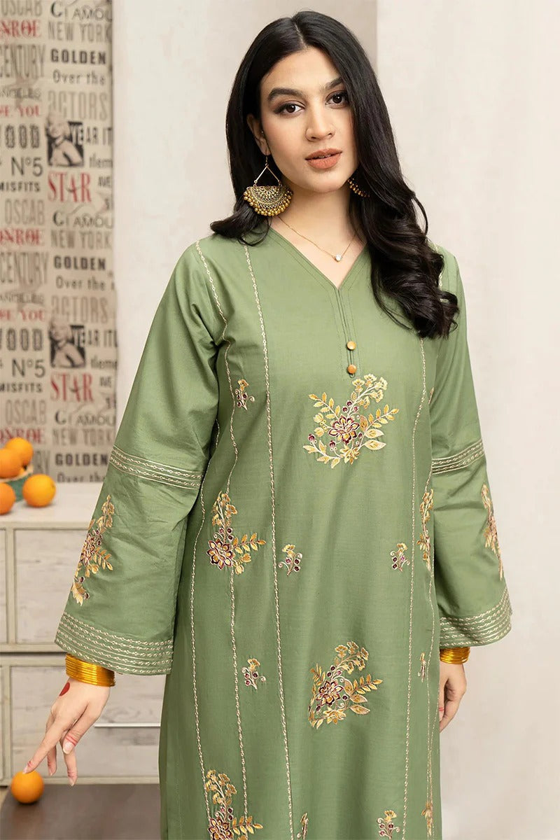 URGE - 3PC DHANAK EMBROIDERED BA-W114