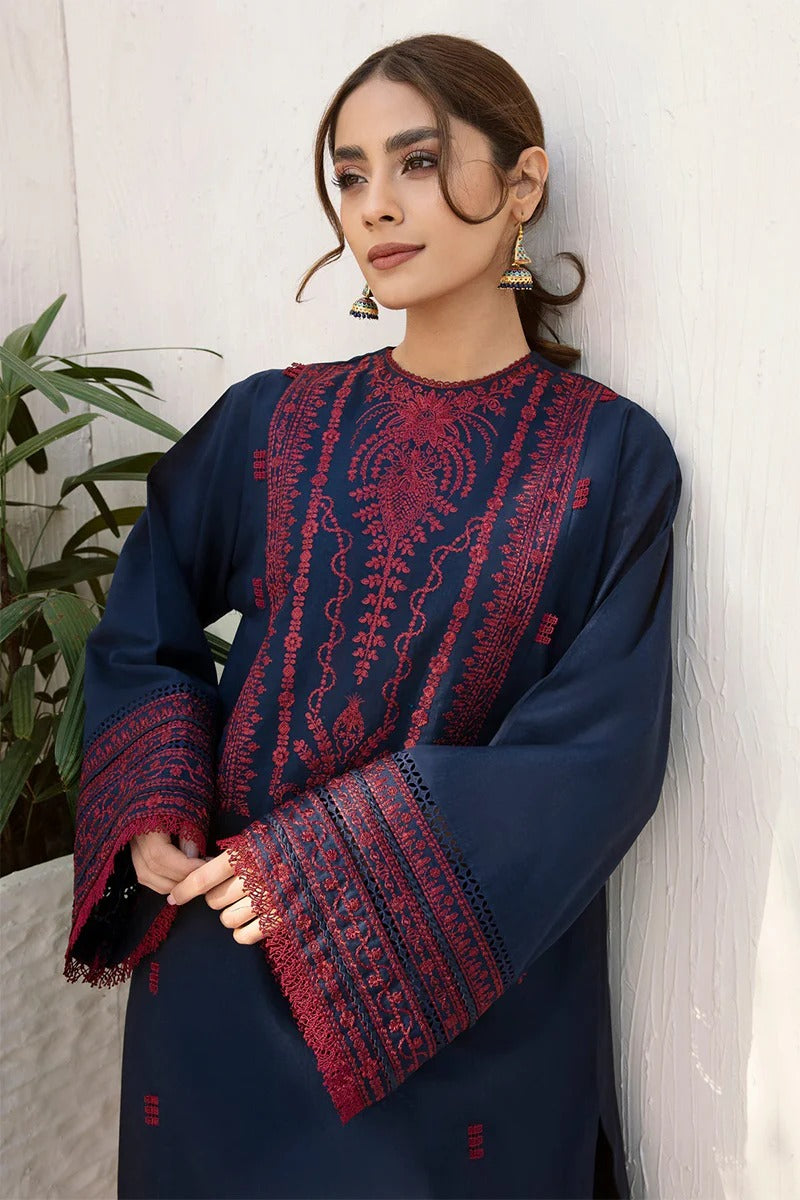 JAZMIN- 3PC DHANAK EMBROIDERED BA-W30