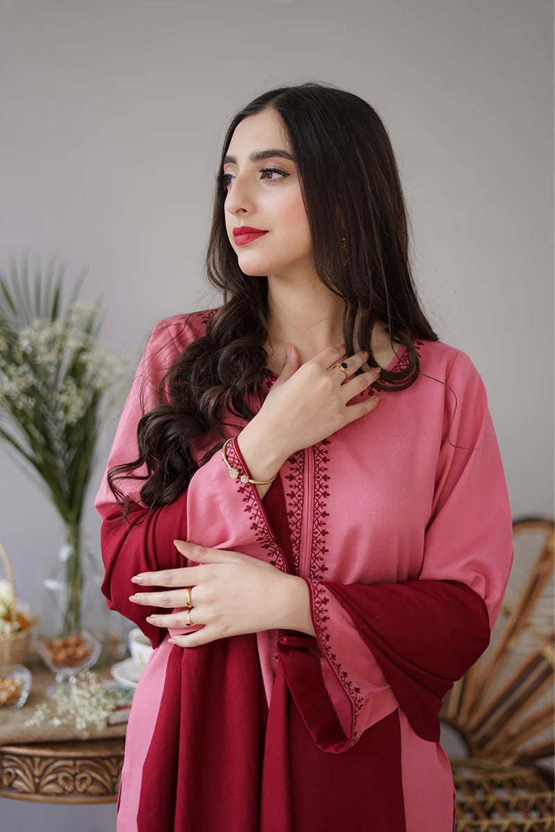 AISLING - 3PC DHANAK EMBROIDERED BA-W161