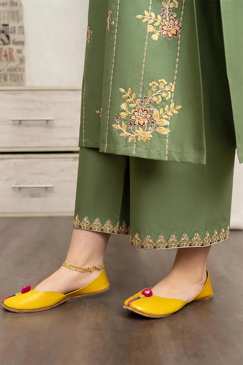 URGE - 3PC DHANAK EMBROIDERED BA-W114