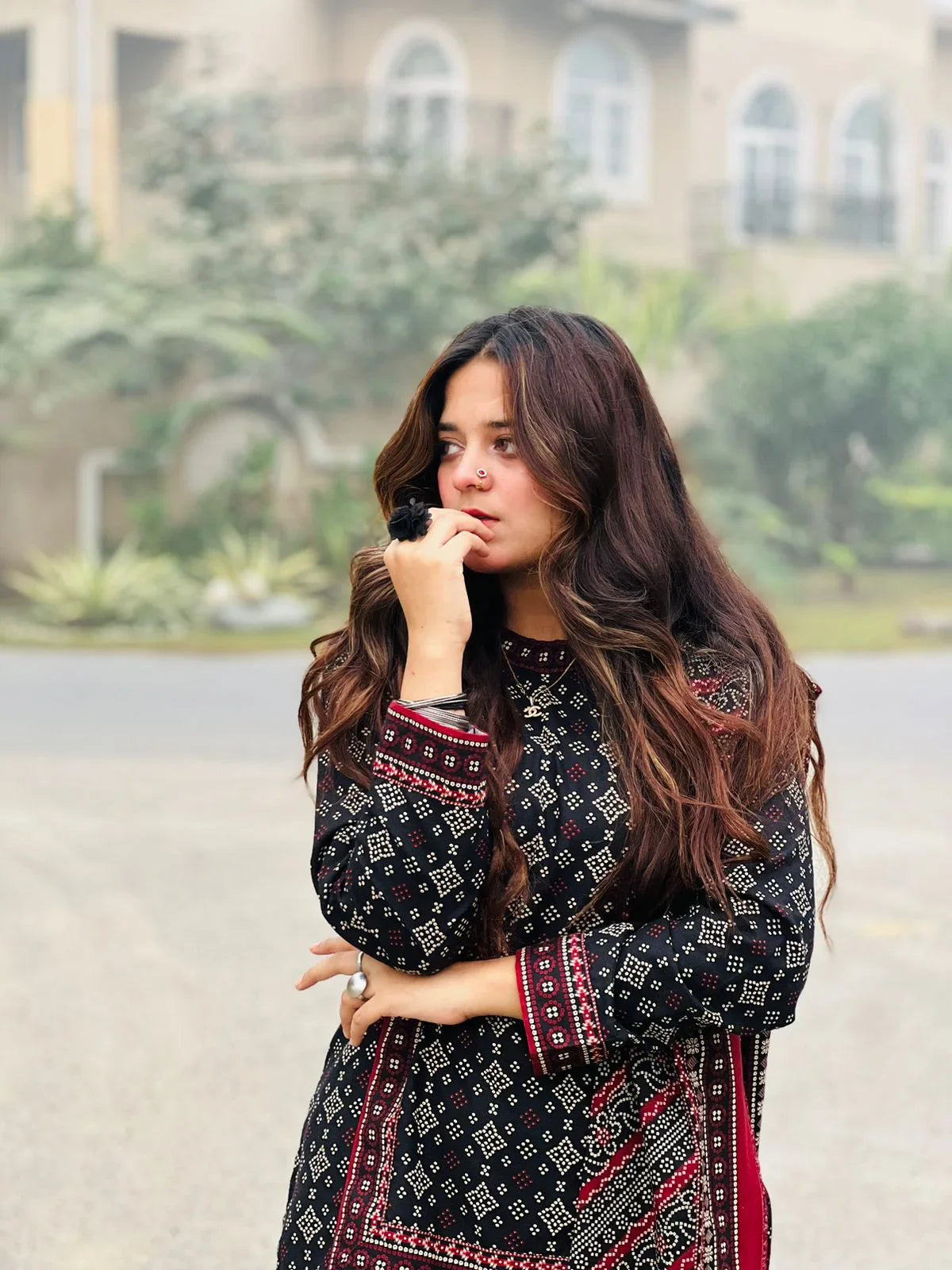 DIGITAL CHUNRI 3 Piece Suit